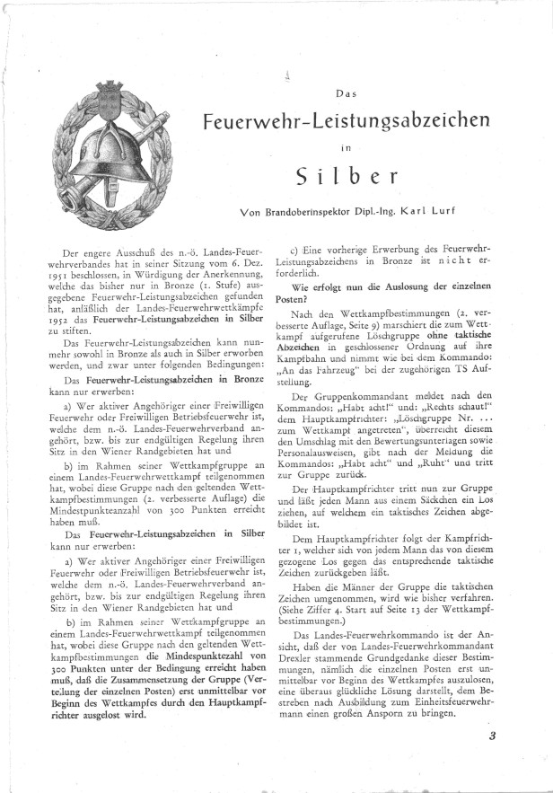 1952 02 S 3 NÖ FLAB und FLAS Bewerbsbestimmungen 1