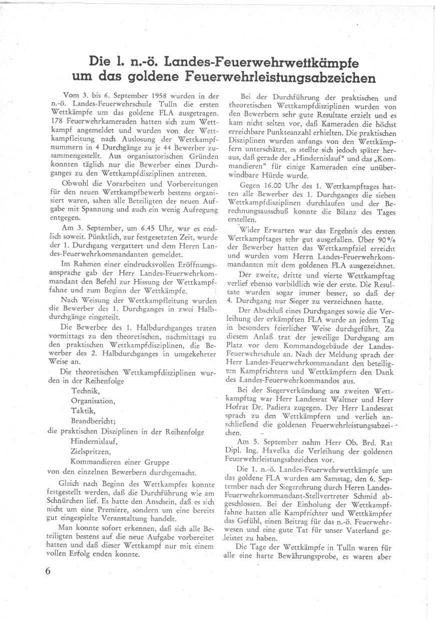 1958 10 S 6 NÖ FLA Gold 1. Bewerb 3