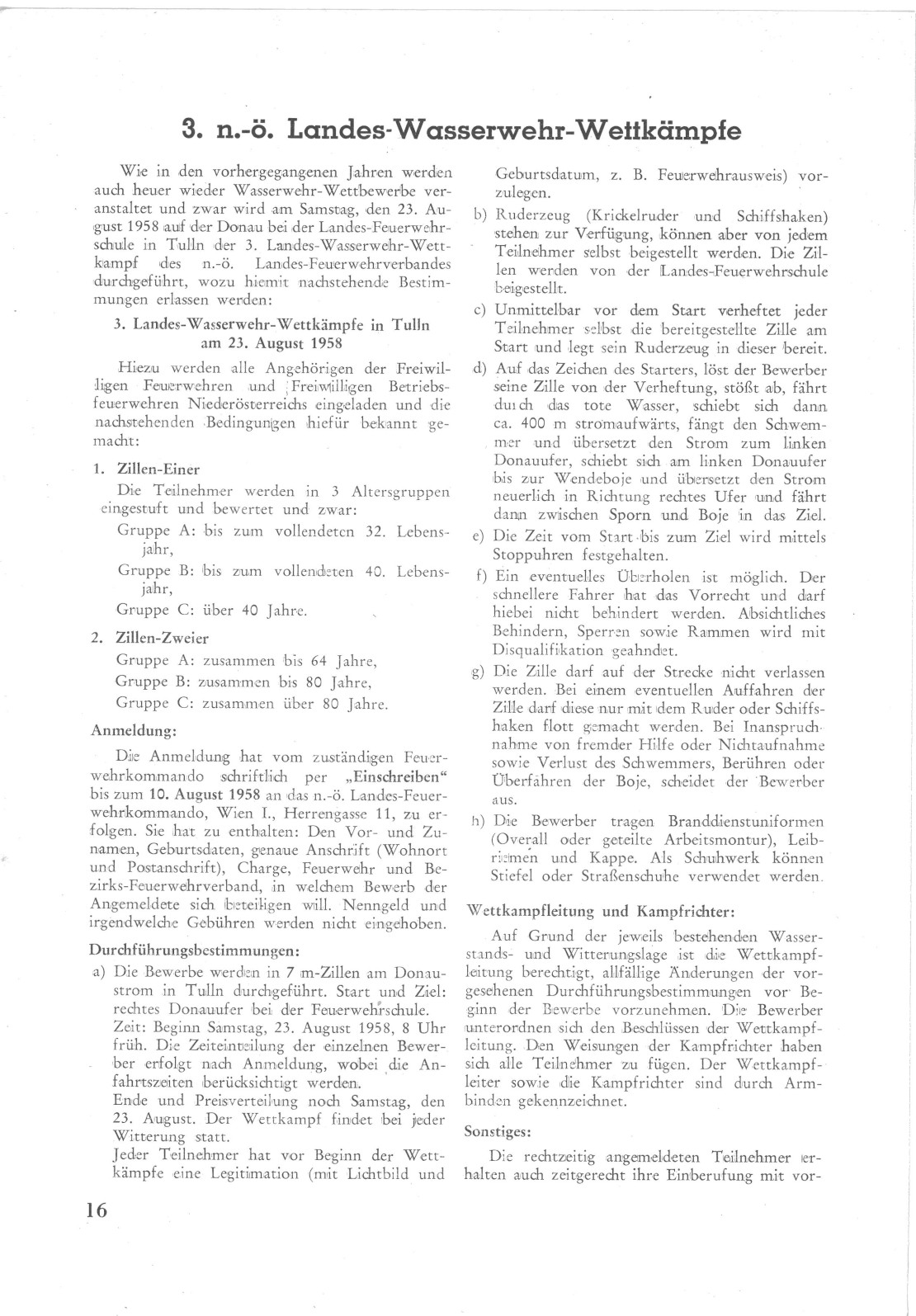 1958 07 S 16 3. Wasserbewerb