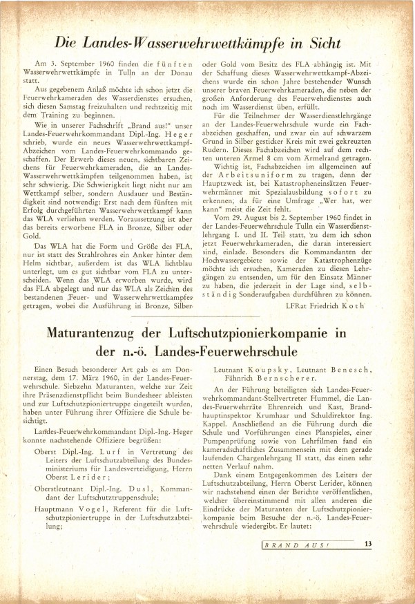 1960 05 S 13 Erstmals WLA